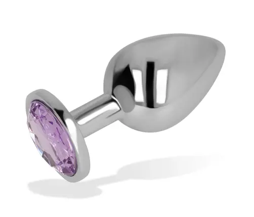 OHMAMA - ANAL PLUG WITH VIOLET CRYSTAL 8 CM | Love-Store.eu OHMAMA - ANAL PLUG WITH VIOLET CRYSTAL 8 CM | Love-Store.eu