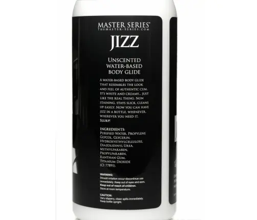 Jizz White Premium Water-Based Lubricant 1L - Creamy Texture, Unscented |  Love-Store.eu