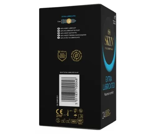SKYN Extra Lubricated 24 pcs - Latex-Free Polyisoprene Condoms | Love-Store.eu SKYN Extra Lubricated 24 pcs - Latex-Free Polyisoprene Condoms | Love-Store.eu