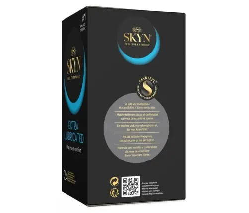 SKYN Extra Lubricated 24 pcs - Latex-Free Polyisoprene Condoms | Love-Store.eu SKYN Extra Lubricated 24 pcs - Latex-Free Polyisoprene Condoms | Love-Store.eu
