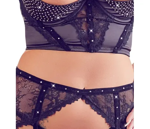 shelf bra garter belt set Amazon.com: comeondear Black Garter Belt Set Plus Size Garter Belt and  Thigh Highs Set Lace Suspender Belts for Women 6 Strap : Clothing, Shoes &  Jewelry main image 0