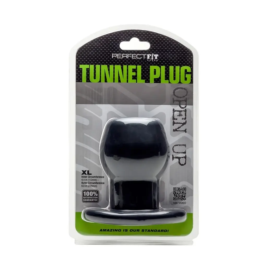 anal tunnel plug video Tunnel Plug - Hollow Butt Plug - XL