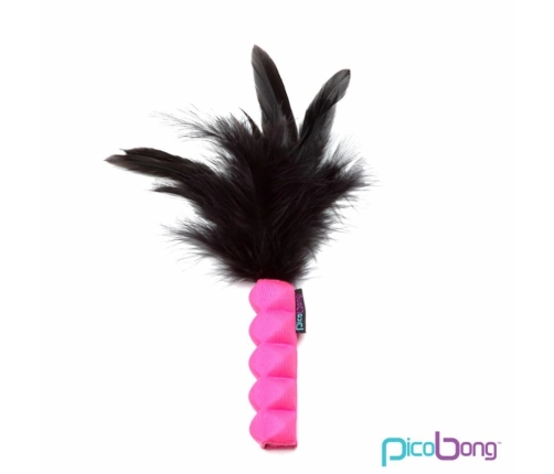 Picobong Fear No Evil Teaser Cerise - miotełka z miękkimi piorami