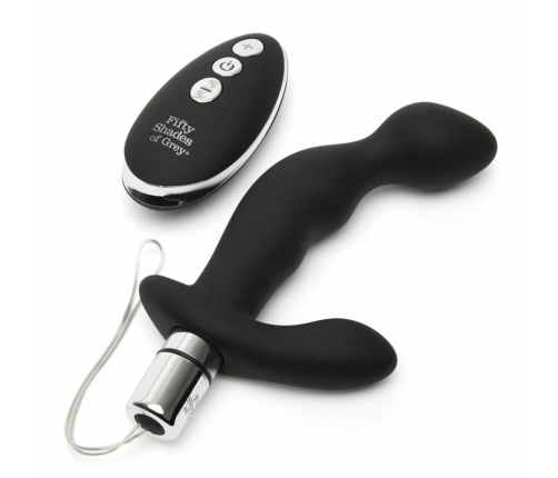 Fifty Shades of Grey Relentless Vibrations Silicone Remote System Black