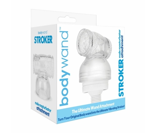 Bodywand Stroker Attachment Clear - Versatile Silicone Accessory