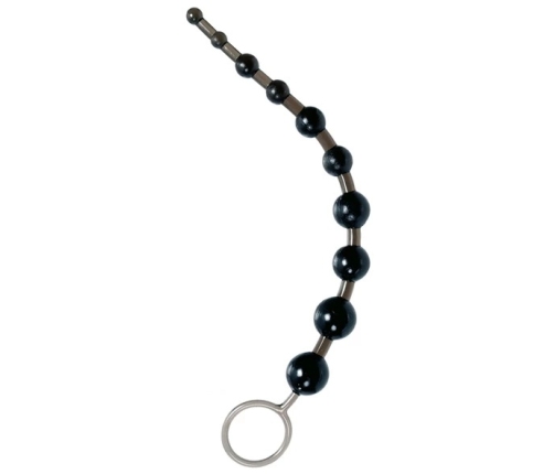 CalExotics X-10 Flexible Silicone Beads 28cm Black