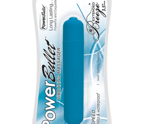 PowerBullet Extended Breeze Teal - Wireless Waterproof Massager 8.9cm