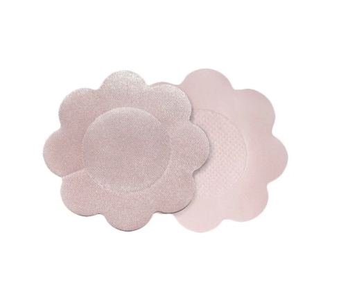 Bye Bra - Breast Lift & Silk Nipple Covers D-F Nude 3 Pairs