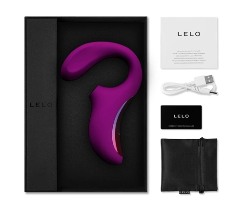 LELO - ENIGMA DOBLE ESTIMULACIÓN SUCCION MASAJEADOR MORADO
