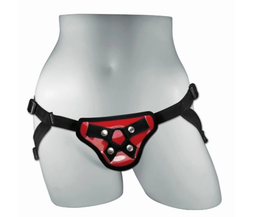 Sportsheets Phoenix Adjustable Strap-On Harness Red Universal Fit
