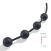 Mystim Booty Garland L E-Stim Intimate Bead Chain 40cm Black Silicone