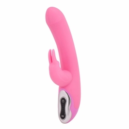 Vibe Therapy Tri Rabbit Pink Intimate Massager, Silicone, 21 cm Vibe Therapy Tri Rabbit Pink Intimate Massager, Silicone, 21 cm