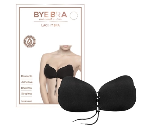 Bye Bra - Lace-It Bra Cup A Black
