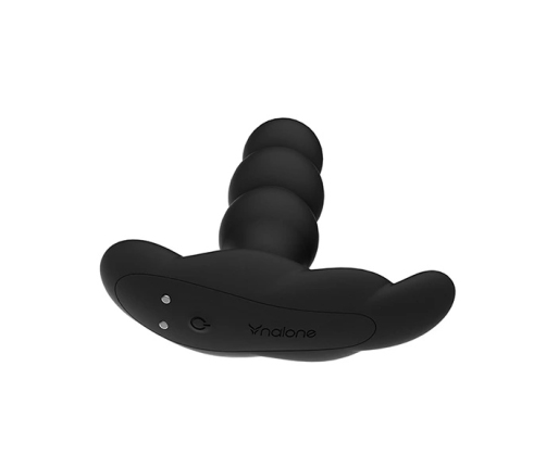 Nalone Pearl Black - Rotating Remote-Controlled Massager, 12.5 cm