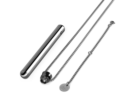 Le Wand Necklace Vibe Black - Discreet Wearable Baton, 8 Modes