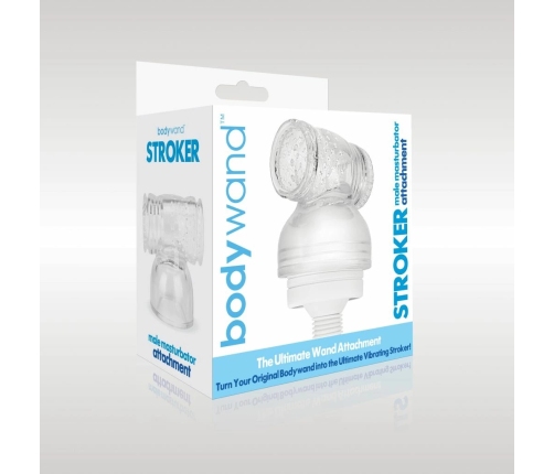 Bodywand Stroker Attachment Clear - Versatile Silicone Accessory