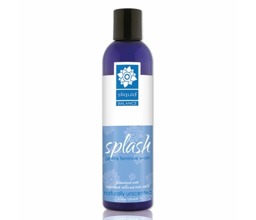 Sliquid Balance Splash Unscented - płyn do higieny intymnej 255 ml, bezzapachowy