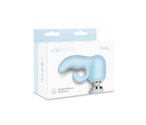 Le Wand Dual Weighted Silicone Attachment - Rippled Extension, 167mm