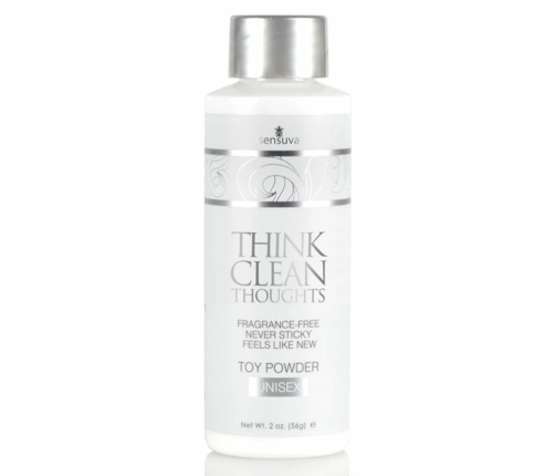 Sensuva Think Clean Thoughts Puder pielęgnacyjny do akcesoriow 56g