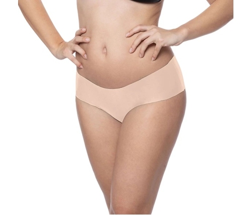 Bye Bra Invisible Panties XL - Nude & Black Seamless 2-Pack Comfort Fit