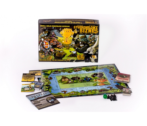 Stupromilowy Biznes Party Strategy Game - Humorous Economic Board Game