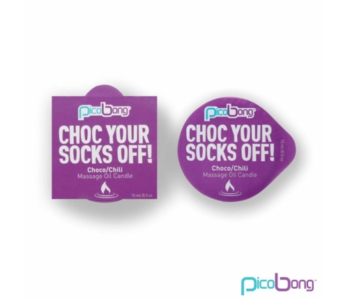 Picobong Massage Oil Candle Choco & Chili 15ml - Świeca do masażu