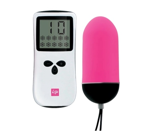 LoversPremium Vibrating Egg Pink - Wireless Remote, 10 Modes, 8cm