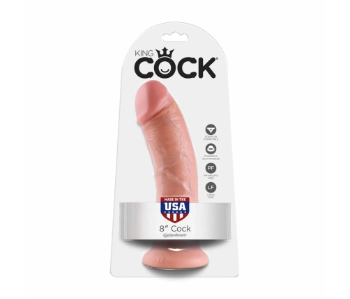 King Cock - Cock 8 Inch Flesh