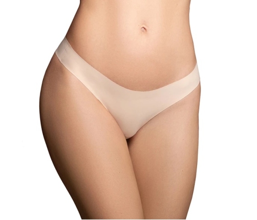 Bye Bra - Invisible Brazilian Nude + Black S