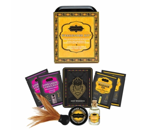 Kama Sutra The Weekender Zestaw Mini Akcesoriow Kokos Ananas