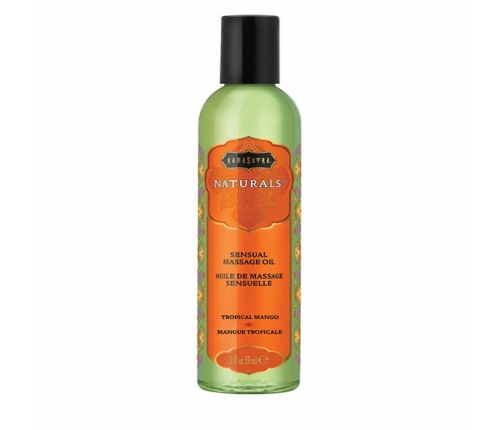 Kama Sutra Naturals Massage Oil Tropical Mango 59ml - Nourishing Formula