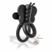 The Screaming O Charged Monarch Black - Dual-Ring Silicone Butterfly System