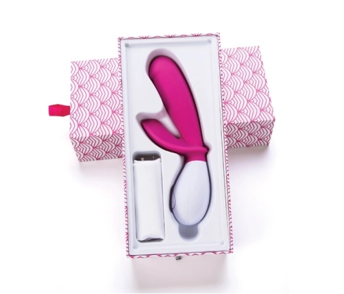 OhMiBod Lovelife Snuggle Dual Motor Rechargeable Intimate Massager Pink