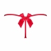 Obsessive Giftella L/XL Red Thong - Decorative Bow & Mesh Design
