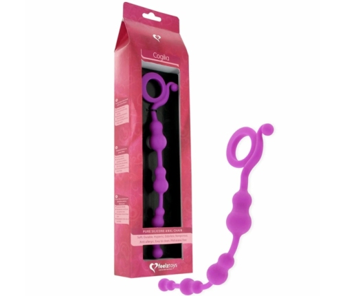 FeelzToys Cogilia - silikonowe koraliki intymne, elastyczne 24,5 cm