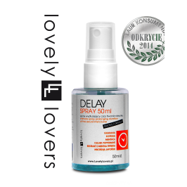 Lovely Lovers Delay Spray 50ml - formuła z guaraną i miłorzębem