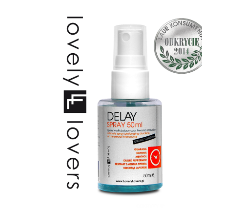 Lovely Lovers Delay Spray 50ml - formuła z guaraną i miłorzębem