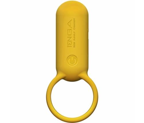 Tenga SVR Smart Vibe Ring Canyon Yellow - Rechargeable Silicone Model