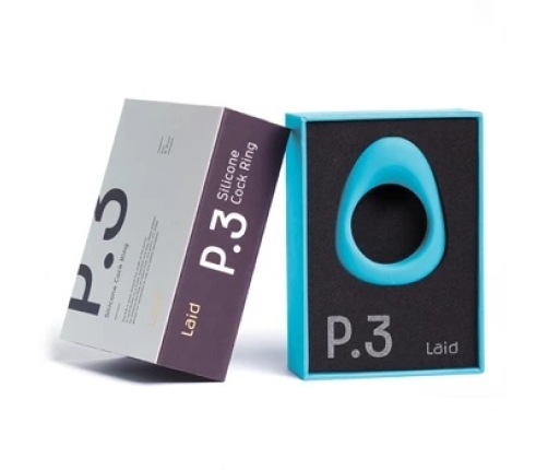 Laid P.3 Intimate Silicone Ring 38 mm Blue - Ergonomic Design