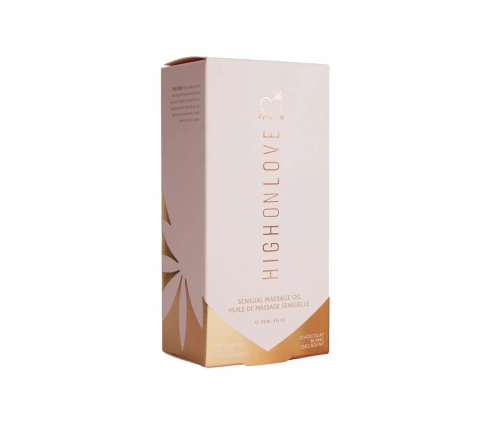 HighOnLove Massage Oil White Chocolate 120ml - Nourishing Hemp Seed Formula