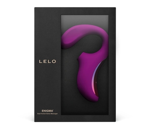 LELO - ENIGMA DOBLE ESTIMULACIÓN SUCCION MASAJEADOR MORADO