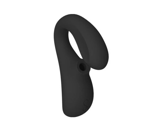 LELO - ENIGMA DOBLE ESTIMULACIÓN SUCCION MASAJEADOR NEGRO