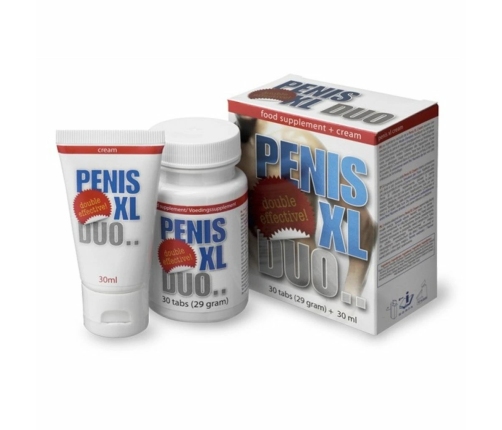 PenisXL Duo Pack zestaw tabletek i kremu - wsparcie dla męskiej kondycji