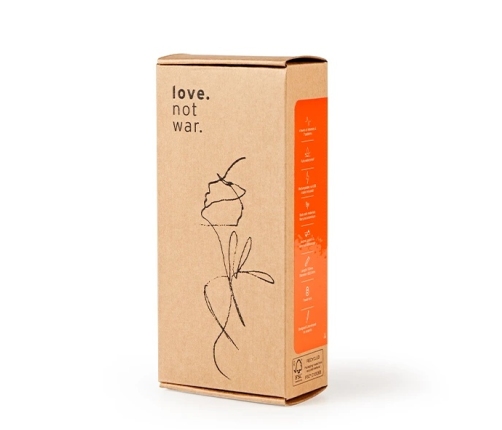 Love Not War - Liebe Orange