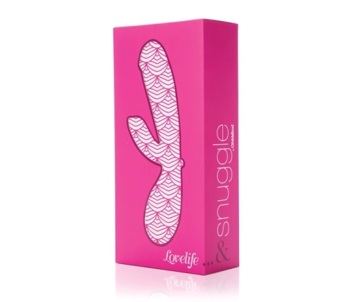 OhMiBod Lovelife Snuggle Dual Motor Rechargeable Intimate Massager Pink