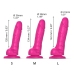 Strap-On-Me - Sliding Skin Dildo Fuchsia L