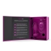 b-Vibe Vibrating Jewel Plug S/M Pink Ruby Silicone, 15 Modes, USB