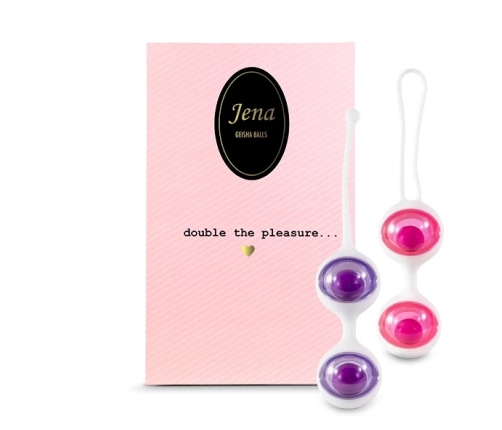 FeelzToys Jena Pelvic Floor Trainer Set Purple Pink 5-in-1 System