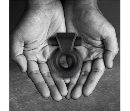 Velv'Or Rooster Travis Silicone Vibrating Ring - Black, Adjustable, Waterproof