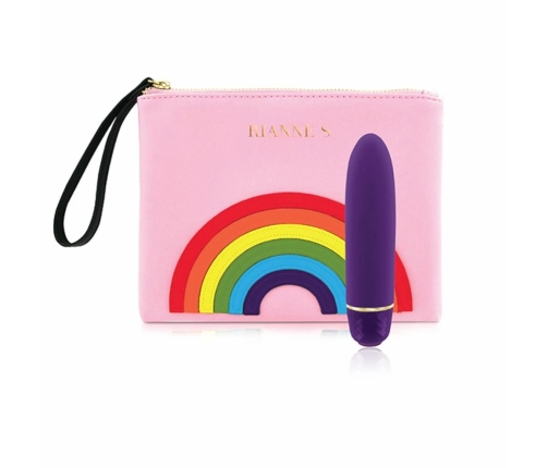 Rianne S Classique Vibe Deep Purple - Compact Silicone Model, 7 Modes